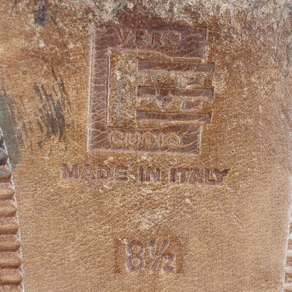 Vintage David Eden Exotic Teju Lizard Navy Blue Dress Shoes Men Size 8.5 Oxfords - Picture 10 of 13